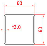 tubolare longherone superiore container