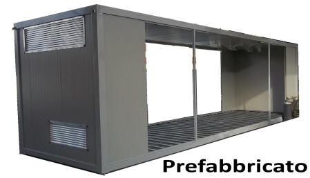 monoblocco modulo coibentato abitativo