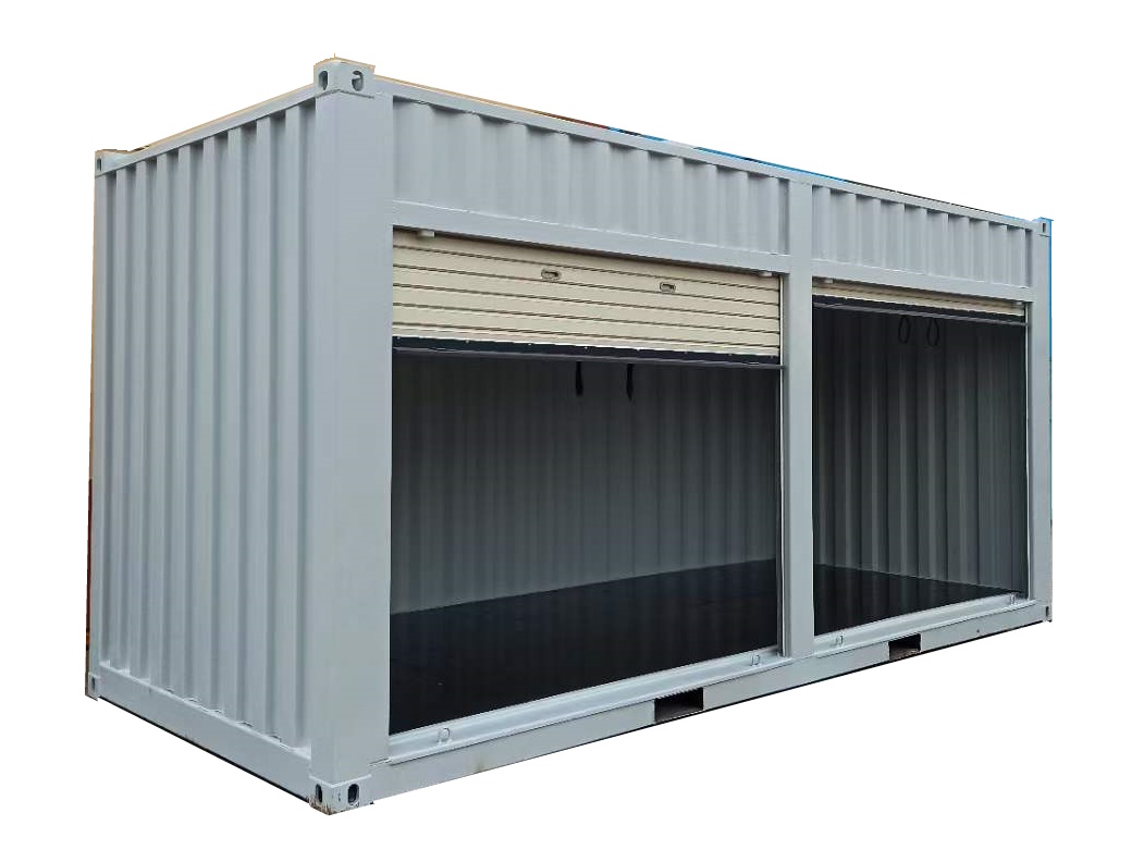 Container Shelter Serrande side
