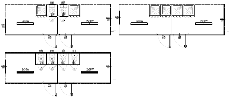 spogliatoi Prefabbricati WC Docce DD4