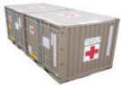 container protezione civile croce rossa