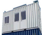 20' container shelter quadri elettrici 
